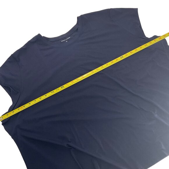 NWT Universal Standard Womens Navy Blue Tee 3XL Pima Cotton Modal Relaxed Fit - Picture 7 of 10